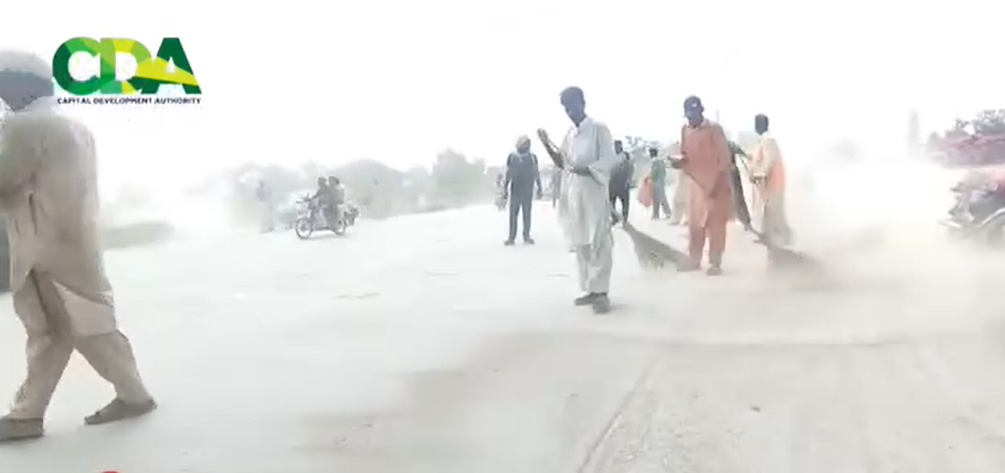 Comprehensive Cleanliness Drive Ahead of I-Chowk Flyover Project