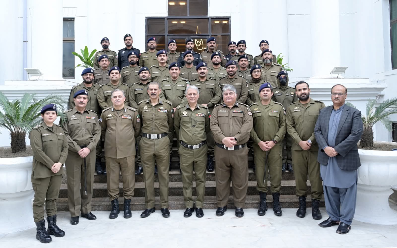 54 Police Officers Promoted to Inspector Rank at Central Police Office Ceremony