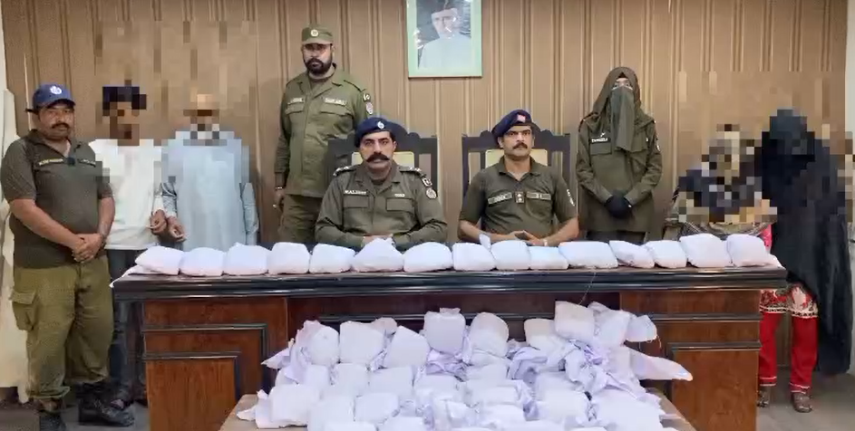 Drug Smuggling Attempt Foiled — Four Including Two Women Arrested in Chiniot