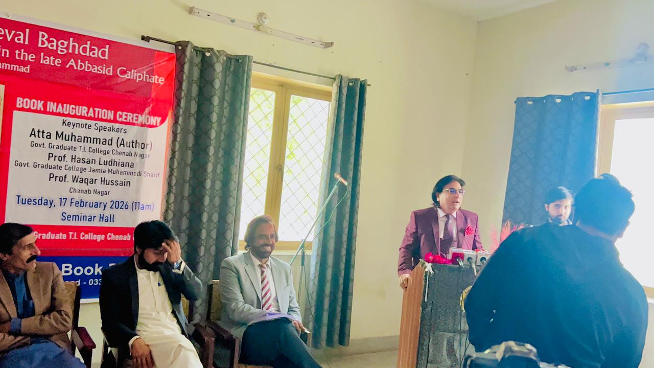 Book Launch of Sufis in Medieval Baghdad Held at Government Taleem-ul-Islam College