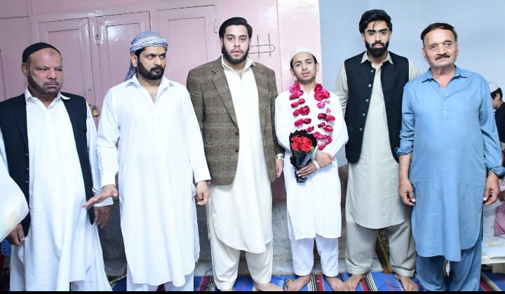 Grand Dastar Bandi Ceremony Held in Rawalpindi as Young Hafiz Abdul Sami Completes Holy Quran Memorization